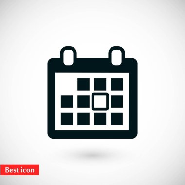 Takvim vektörü simgesi