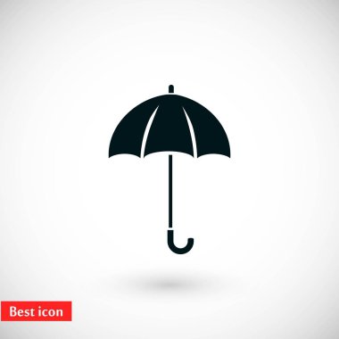 Şemsiye simge vektör