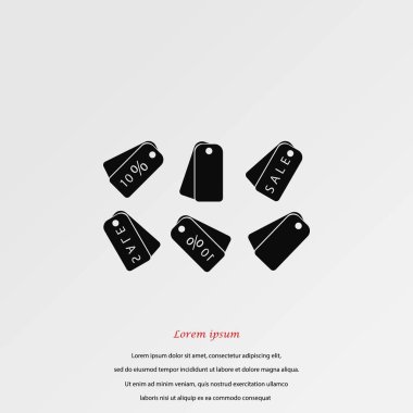 alışveriş simgeler vektör