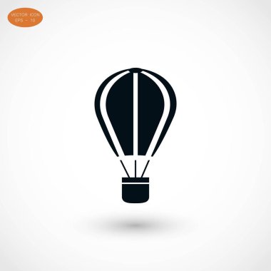 paraşüt simge vektör