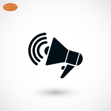 Hoparlör simgesi vektör