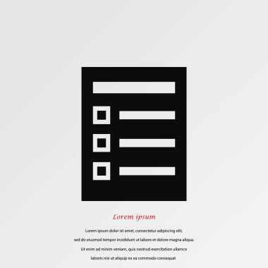 Kağıt simge vektör