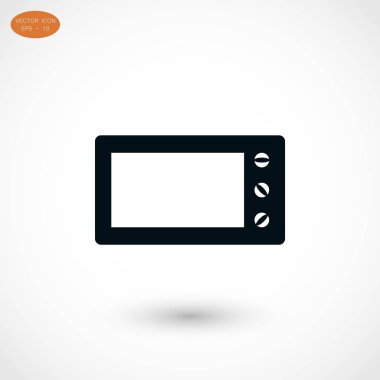 mikrodalga fırın vektör simgesi