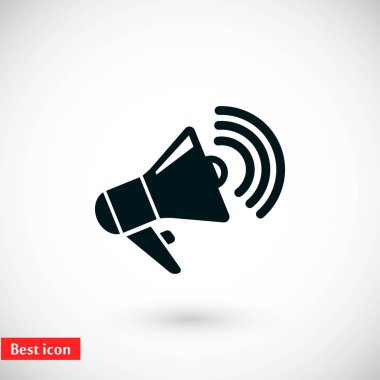 Hoparlör simgesi vektör