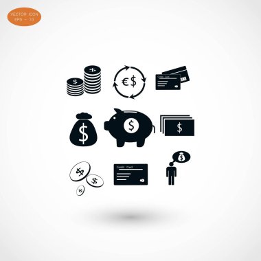 Finans ve para simgesi