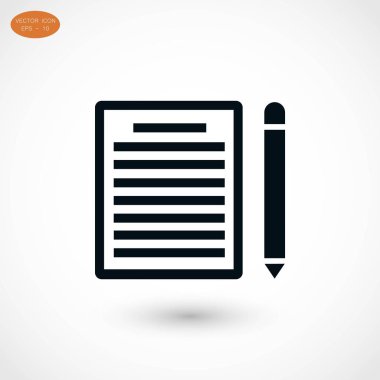 Kağıt simge vektör