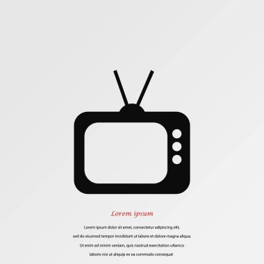 TV simge vektör