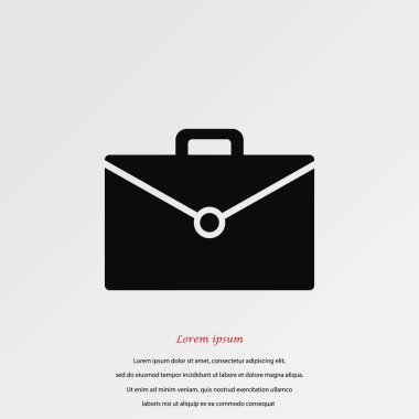 çanta simge vektör