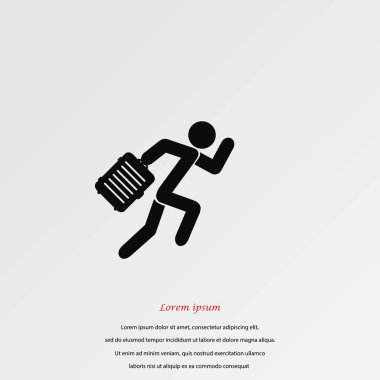 İnsanlar çanta simgesi