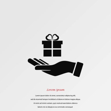 El ve hediyeler simgesi