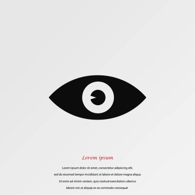 göz simgesi vektör