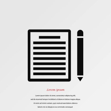 Kağıt simge vektör