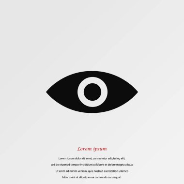 göz simgesi vektör