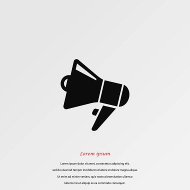 Hoparlör simgesi vektör