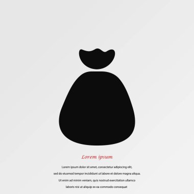 Para çantası işareti simgesi