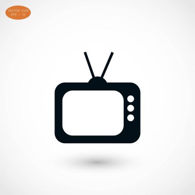 TV simge vektör