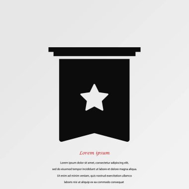 Yıldız simgesi vektör