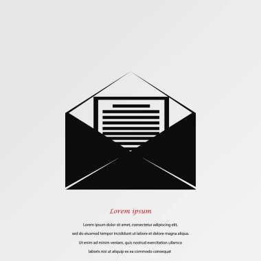 posta işareti simgesi,