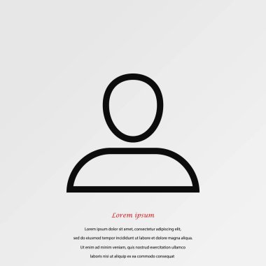 Kullanıcı simge vektör