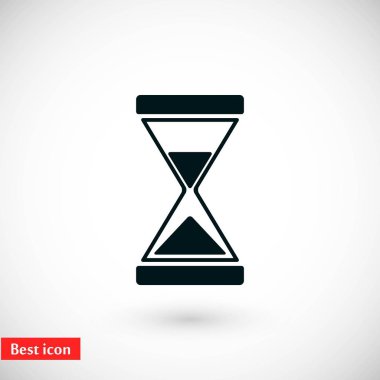 kum saati simgesi vektör