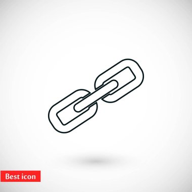 Zincir bağlantı simge vektör