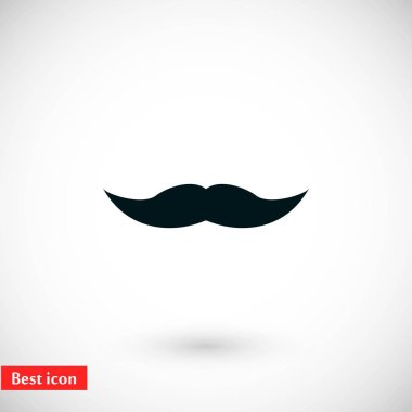 Bıyık simge vektör