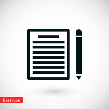 Kağıt simge vektör