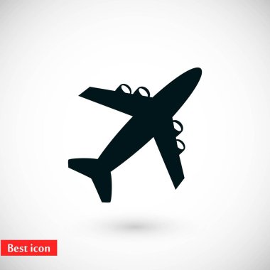 uçak vektör simgesi