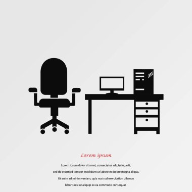 Bilgisayar vektör çizim simgesi