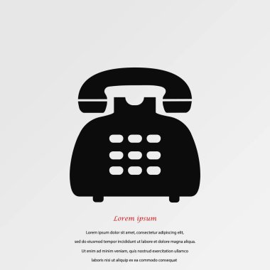Telefon simge vektör