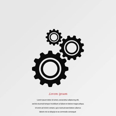 dişli simge vektör