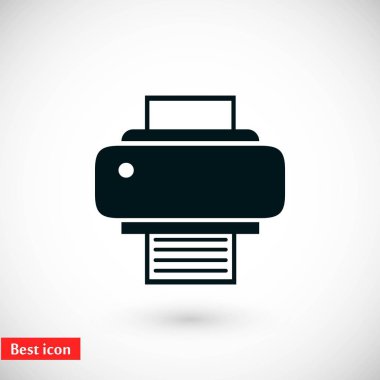Yazıcı simgesi vektör