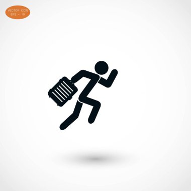 İnsanlar çanta simgesi