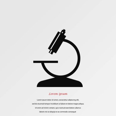 Mikroskop simge vektör