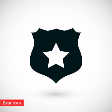 Kalkan işareti vektör simgesi