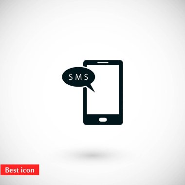 Akıllı telefon sms simgesi