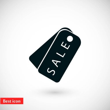 Satılık bir ses etiketi simgesi, vektör