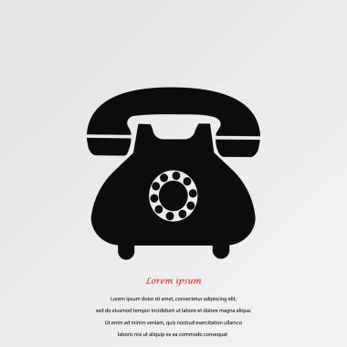 Telefon simge vektör