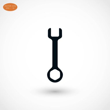 İngiliz anahtarı anahtar işareti simgesi