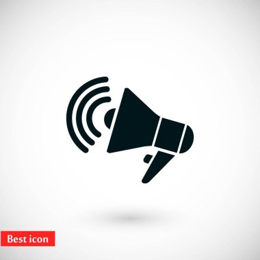 Hoparlör simgesi vektör