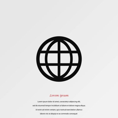 Dünya Vektör Simgesi