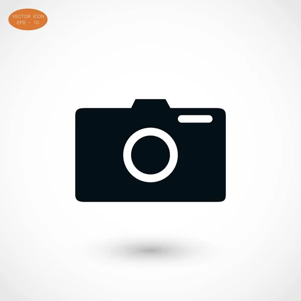 Photo caméra vectoe icône — Image vectorielle