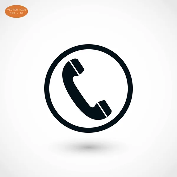 Vektor-Symbol für Telefonempfänger — Stockvektor