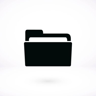 klasör simge vektör