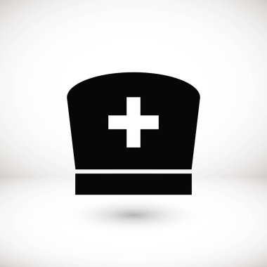 Düz hemşire simgesi