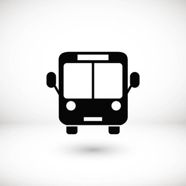otobüs simge vektör