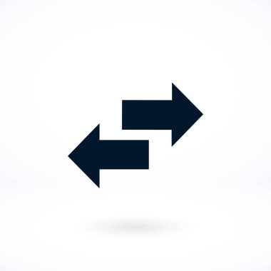 Geri dönüşüm vektör simgesi