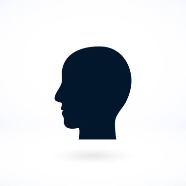 Kafa vektör simgesi