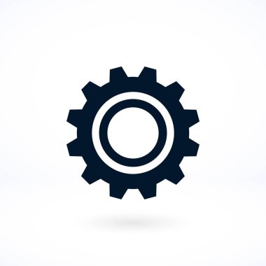 dişli vektör simgesi