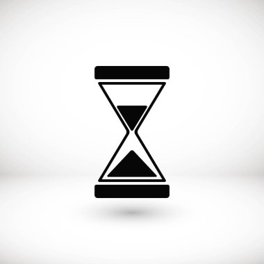 kum saati simgesi vektör